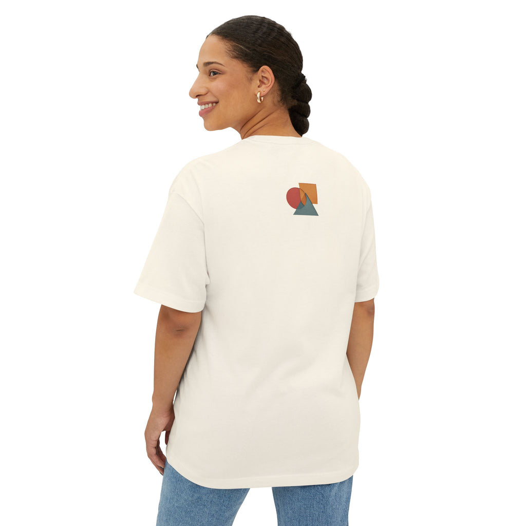 Abstract Geometric Oversized Unisex Tee