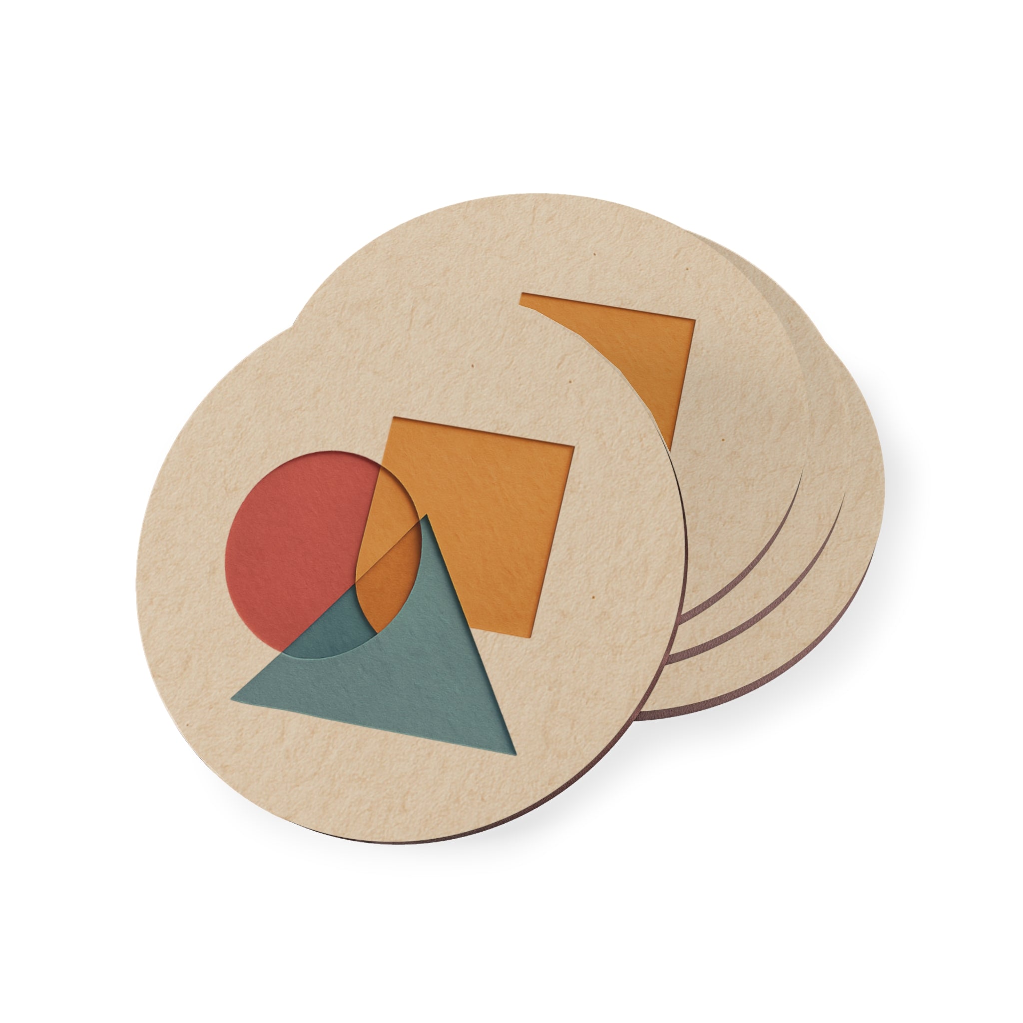 Modern Geometric Coasters for Stylish Home Decor, Unique Housewarming Gift, Artistic Drink Coasters, Minimalist Table Accessories, [...]